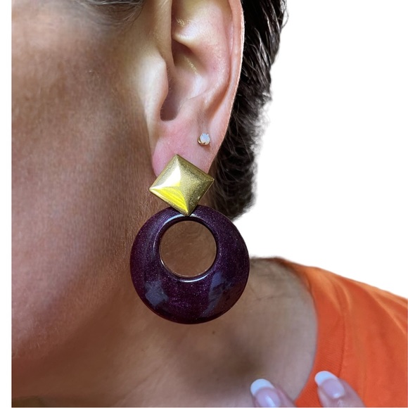 Resin Earrings - Picture 8 of 9